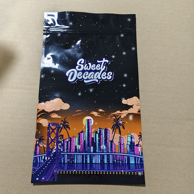 Bolsas farmacéuticas nocturnas de la ciudad certificadas por la FDA Sellos holográficos y pedidos al por mayor optimizados por DHL