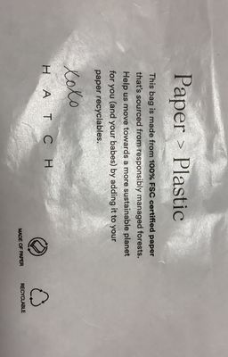 Envases ecológicos elegantes Bolsas de papel biodegradables a medida con marca vibrante