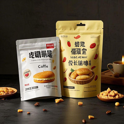 Proof de humedad de larga duración congelador de alta barrera bolsas de embalaje de alimentos soporte personalizado