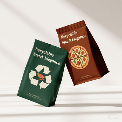 Bolsa de envases sellados de 8 lados ecológicos reciclables Tamaños personalizables