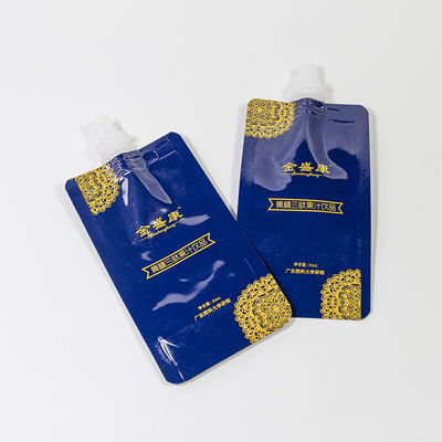 Integridad del sellado de la soldadura de la boquilla ≥8N/15mm Banda de manipulación ≥3.5N Bolsa con caja con dispensación fácil Diseño personalizable