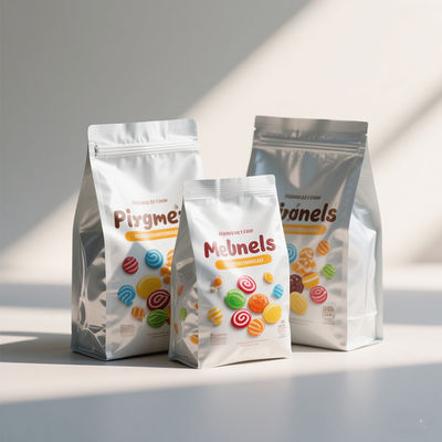 Bolsas Mylar Impresas a medida con ventana transparente.