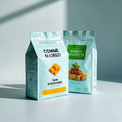 Bolsas reciclables de barrera Mylar. 30% contenido reciclado post-consumo.