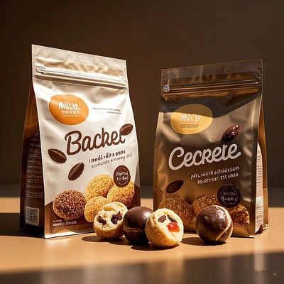 Bolsas de alimentos compuestas de triple sello - espesor de 16 μm y resistencia a las perforaciones > 5 kg