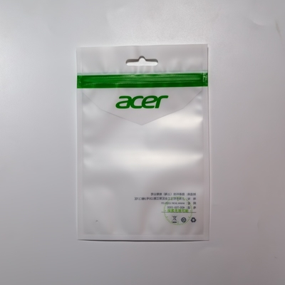 Bolsas de sellado de tres lados antiestáticas con ventanas transparentes para productos electrónicos envasado reciclable y personalizable.