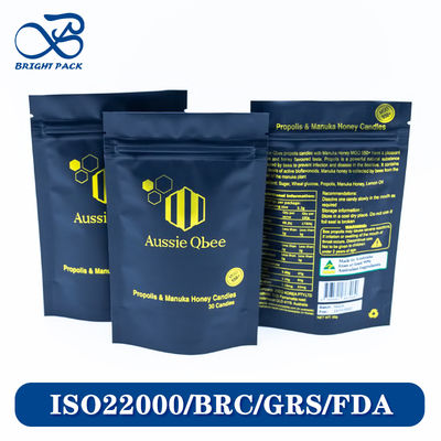 Bolsas Stand Up Premium para Empaquetado de Caramelos con Impresión de Marca Personalizada Descuentos en Pedidos al por Mayor.