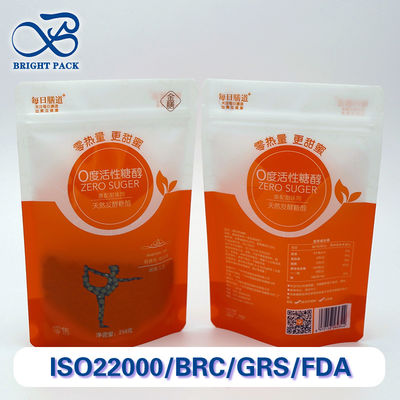 Bolsas para embalaje de alimentos resistentes a la humedad con ventanas personalizadas y patrones de impresión.