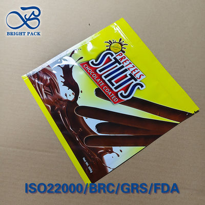 Bolsas de recubrimiento de chocolate a prueba de humedad 0.05g/m²/24h WVTR Cumplimiento FDA para snacks
