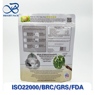 Bolsas Stand Up Rentables para Envasado de Alimentos para Mascotas con Materiales Seguros para Mascotas e Impresión Personalizada.