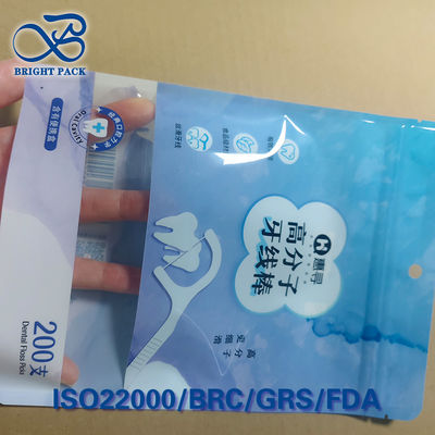 Bolsa de hilo dental de bloqueo UV 380nm de corte Holográfico etiqueta anti-falso