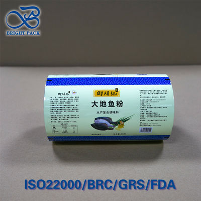 Película compuesta de alta barrera para envasado de condimentos mixtos acuáticos, tamaños personalizados, con certificación FDA