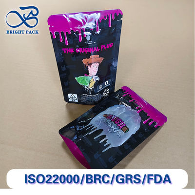 Bolsas a prueba de niños con ventanas transparentes con impresión a color de alta resolución para envases de medicamentos.