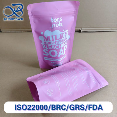 BOPET / PE de alta barrera Bolsas de pie para bocadillos Embalaje de cumplimiento de la seguridad alimentaria Grado de pedidos al por mayor Descuentos.