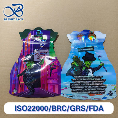 Bolsa Premium Resistente a los Niños Para Envases de Medicamentos Con Formas Geométricas Personalizables Impresión de colores Pantone Vibrante.