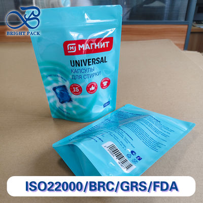 Bolsas para lavar ropa a prueba de fugas de espesor personalizado con cremallera segura para niños.