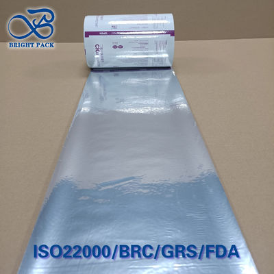 Rollo de película desinfectante PET/AL/PE ClO₂ con barrera OTR 0.05 y a prueba de luz para estabilidad química