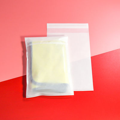 Bolsa de papel de vidrio de degradación 100% Bolsa de papel de cera para embalaje de camisetas y ropa