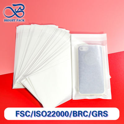 Bolsas de papel de vidrio impresas a medida con cierre por sello