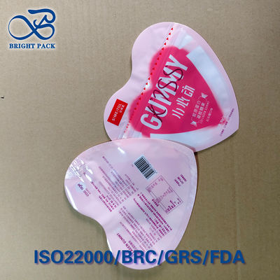 Bolsas de goma personalizadas con papel holográfico 1 ′′ 10 Impresión a color