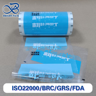 Película reciclada de embalaje de mariscos de alta barrera con cierre por cremallera