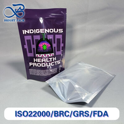 Bolsa de cremallera de ventana transparente para mostrar la calidad del producto y generar confianza