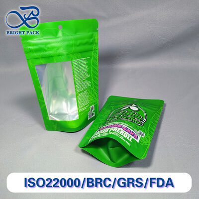 Bolso de pie Mylar resistente a los niños - Seguridad certificada para cápsulas de medicamentos y detergentes