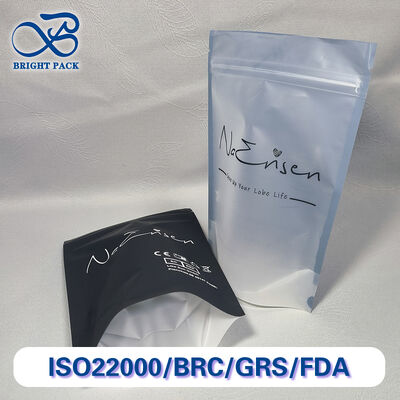 Bolsa vertical transparente con cierre resellable