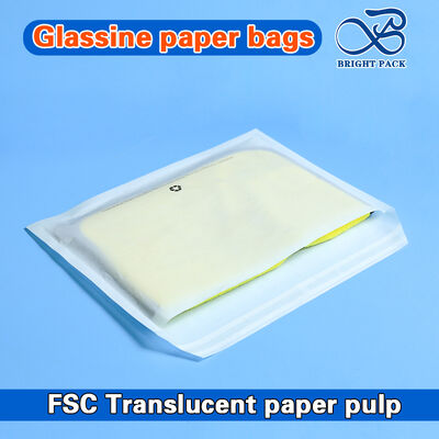 Bolsas de ropa de glassine reciclado FSC para ropa y zapatos