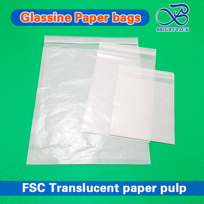 Bolsas de Papel Encauchado de Vidrio Impresas a Medida - Reciclables y 100% Biodegradables, Bolsas Interiores Translúcidas Premium para Ropa