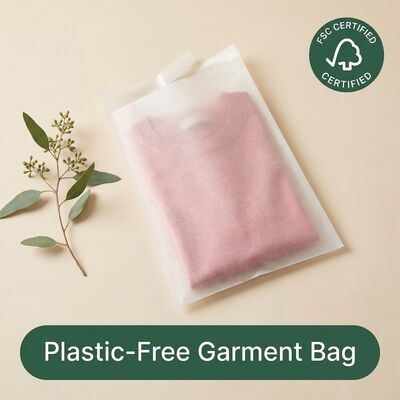Certificado Compostable Eco-Friendly para bolsas de vidrio certificadas para zapatos y ropa-el plástico libre de envases de lujo Opción OEM