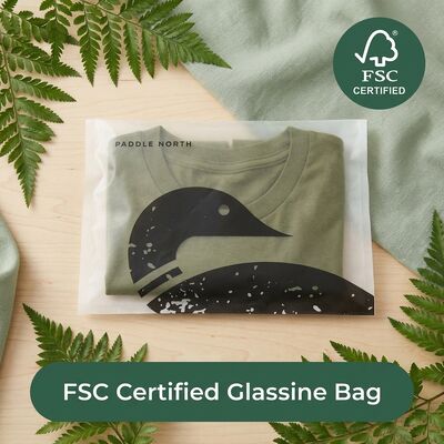 Bolsa de vidrio resealable Eco-amigable reciclable biodegradable para el embalaje de ropa certificado Bolsa de ropa auto-sellada