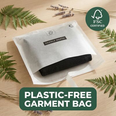Compostable, biodegradable, reciclable para bolsas de cristal de lujo certificadas para prendas de vestir, embalaje de ropa, proveedor de MOQ bajo de la UE
