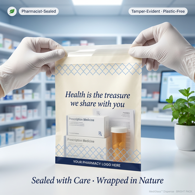 Envases médicos de papel Bolsas médicas de vidrio Envases farmacéuticos sostenibles EMA Fabrica a granel