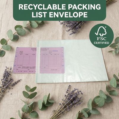 Cuenta de vidrio Bolso cerrado Libre de plástico Biodegradable Eco-amigable Certificado FSC Lista de embalaje reciclable Envase personalizado